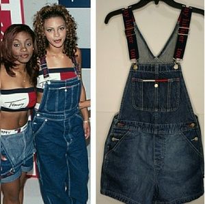 overall shorts 90s